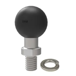 Ram Ball Adapter w/ 3/8"-16 Threaded Post & Lock Washer - B Size | RAM-B-236U