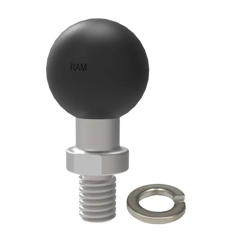 Ram Ball Adapter w/ 3/8"-16 Threaded Post & Lock Washer - B Size | RAM-B-236U