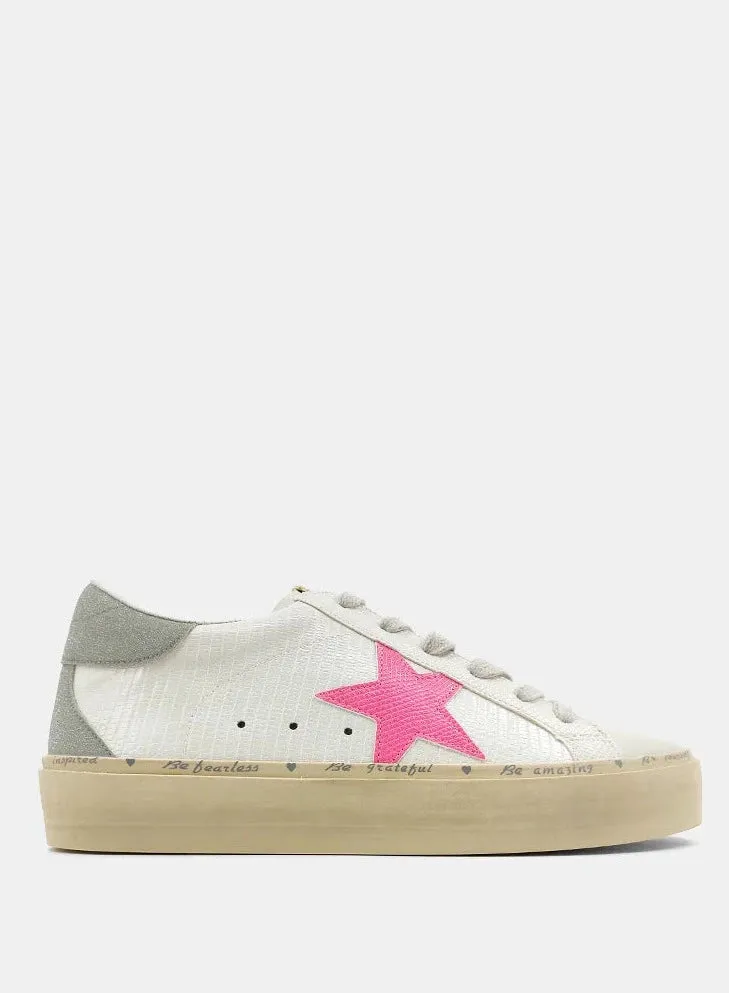 Reba Pink Bone Sneaker