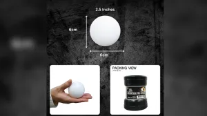 Return Ball White, 2.5 inch by JL Magic