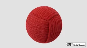Rope Ball 2.25 inch (Red) by Mr. Magic - Trick