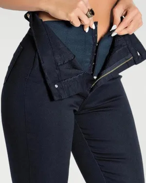 Sawary Jeans High Waist With Super Lipo Spandex
