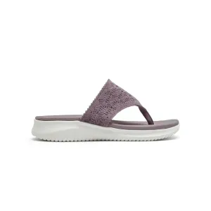 SKECHERS Women's Ultra Flex Sandal (Mauve)
