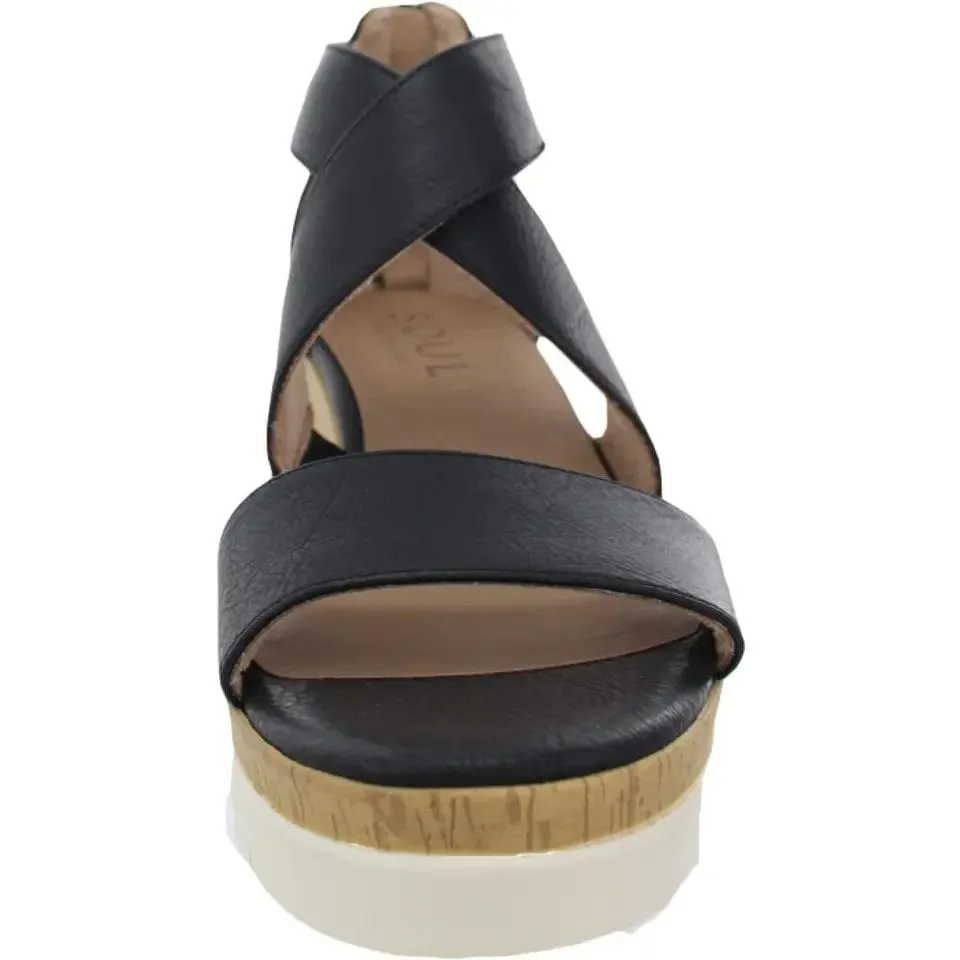 SOUL -  Zipper Comfort Wedge Sandals