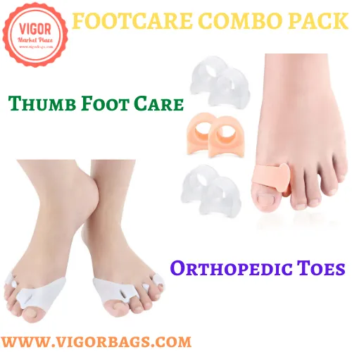 Straightener Orthopedic Toes Protection & Thumb Foot Care Ball of soft Silicone Foot Cushions Combo Pack - MOQ 10 Pcs