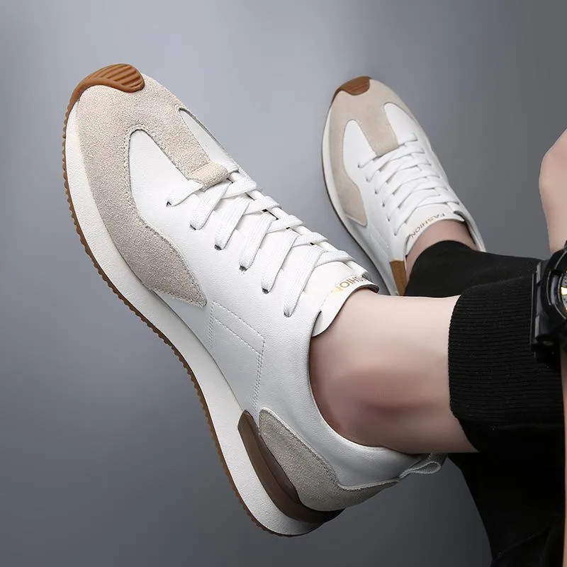 Versatile Leather Casual Breathable Shoes