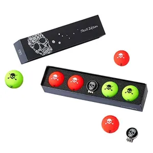 Volvik 2019 Skull Edition Golf Balls 4-Pack #1-#4 4-Ball Pack