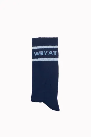 WHYAT B-Ball Socks -navy