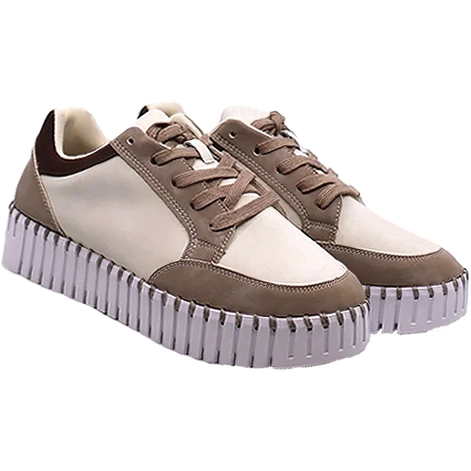 Women's Ilse Jacobsen Tulip 4092 Platform Lily/White Synthetic
