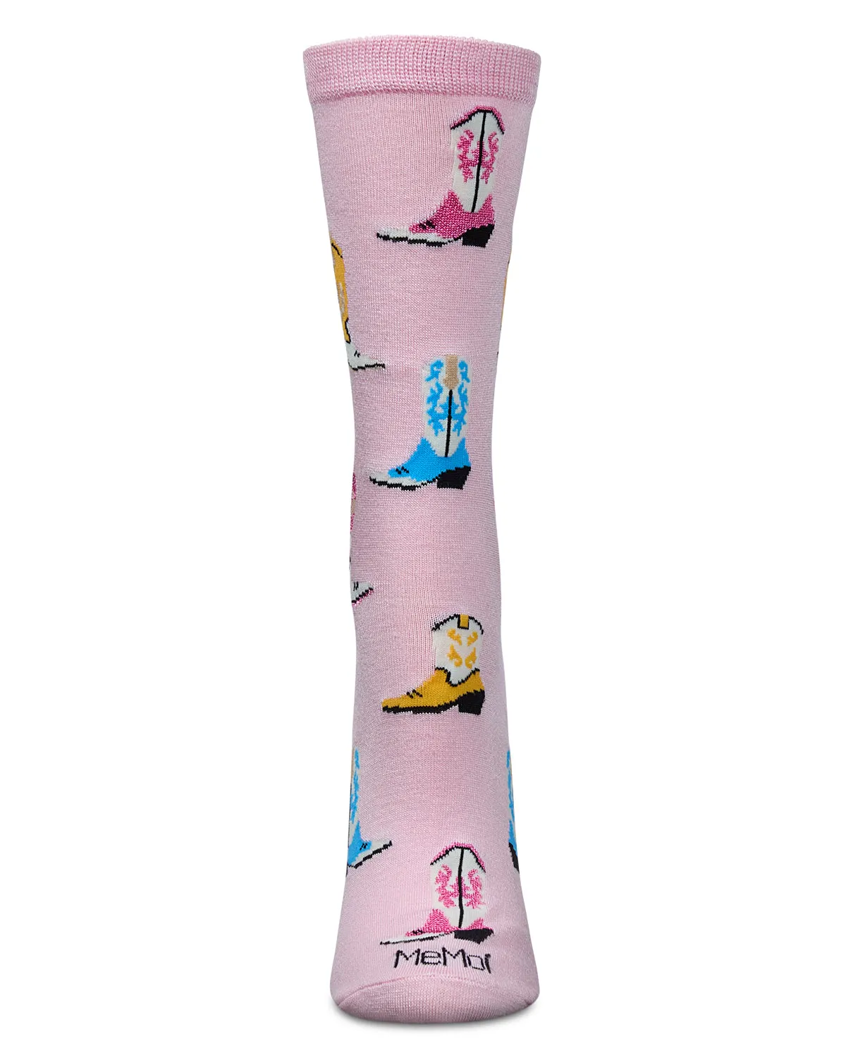 Women's Sassy Boots Rayon From Bamboo Crew Socks