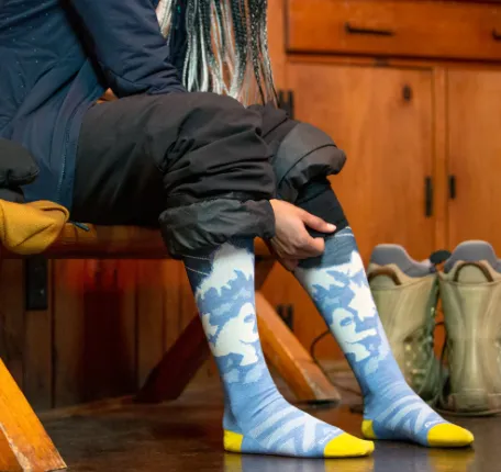 Women's Yeti Over-the-Calf Lightweight Ski & Snowboard Sock 2025